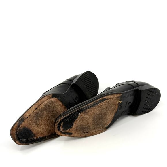 Hugo Boss Black Genuine Leather Minimalist Office Career Loafers main image 5